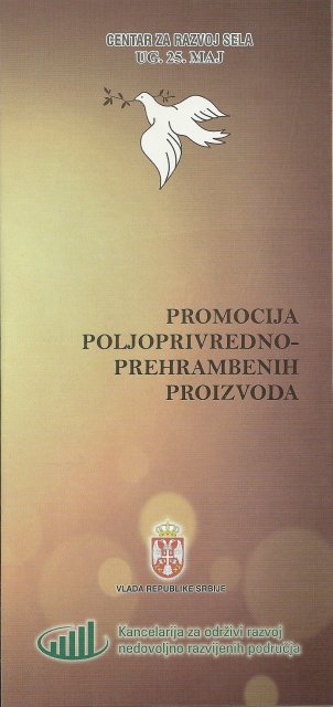 Projekat: Promocija poljoprivredno-prehrambenih proizvoda